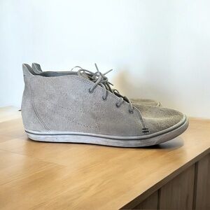 Nike Toki Lite Suede Leather Women’s Gray  Sneakers Shoes Lace Up Mid Sz 8.5